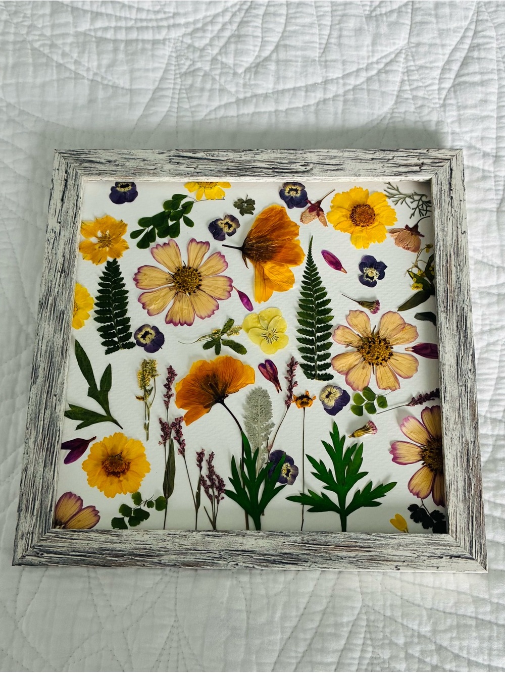 Handmade Pressed Flower Art